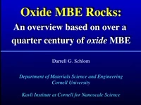 Tutorial P: Oxide Film Growth - Molecular Beam Epitaxy and Pulsed Laser Deposition Face-off for Supremacy<br />Part 2: Introduction to MBE icon