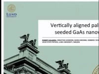 Straight and Vertically Aligned Palladium-Seeded GaAs Nanowires icon