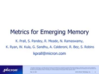 Metrics for Emerging Memories icon