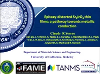 Epitaxy-distorted Sr2IrO4 Thin Films: A Pathway towards Metallic Conduction icon