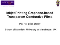 Inkjet Printing Graphene-Based Transparent Conductive Films icon