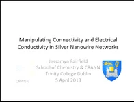 Manipulating Connectivity and Electrical Conductivity in Silver Nanowire Networks icon