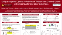 Unique Magneto-Optical Properties of Terbium Iron Garnets Grown on Semiconductor and other Substrates icon