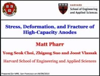 Stress, Deformation, and Fracture of High-Capacity Anodes icon