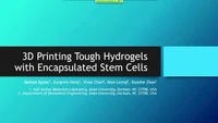 3D Printing Tough Hydrogels with Encapsulated Stem Cells icon