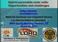Hybrid Perovskite Solar Cells: Opportunities and Challenges  icon