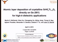 Atomic Layer Deposition of Crystalline SrHfxTi1-xO3 Directly on Ge (001) for High-K Dielectric Applications icon