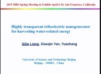 Antireflection Coating Reinforced Highly Transparent Triboelectric Nanogenerator for Harvesting Water-Related Energy icon
