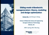 Sliding-Mode Triboelectric Nanogenerators Energy Harvesting Systems: Theory, Modeling and Design Optimization icon