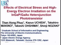 Effects of Electrical Stress and High-Energy Electron Irradiation on the InGaP/GaAs Heterojunction Phototransistor icon
