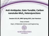 Anti-Ambipolar, Gate-Tunable, Carbon Nanotube-MoS2 Heterojunctions icon