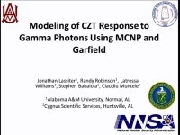 Modeling of CZT Response to Gamma Photons Using MCNP and Garfield icon