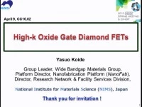 High-K Oxide Gate Diamond FETs icon