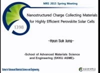 Nanostructured Charge Collecting Materials for Highly Efficient Perovskite Solar Cells icon