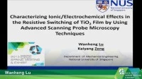 Characterizing Ionic/Electrochemical Effects in the Resistive Switching of TiO2 Film by Using Advanced Scanning Probe Microscopy Techniques icon