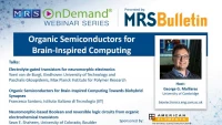 Organic semiconductors for brain-inspired computing icon