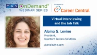 Virtual Interviewing and the Job Talk icon