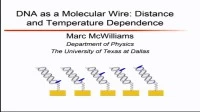 DNA as a Molecular Wire: Distance and Sequence Dependence icon
