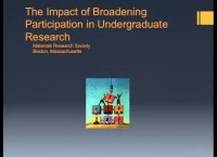 The Impact of Broadening Participation in Undergraduate Research icon