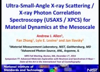 Ultra-Small-Angle X-Ray Scattering - X-Ray Photon Correlation Spectroscopy for Material Dynamics at the Mesoscale icon