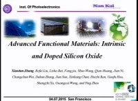 Advanced Functional Materials: Intrinsic and Doped Silicon Oxide icon