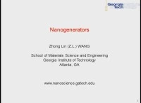 Tutorial P: Nanogenerators and Piezotronics - From Working Principles to Applications icon