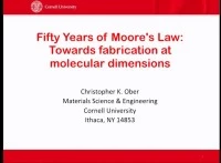 X4.01 - Fifty Years of Moore's Law: Towards Fabrication at Molecular Dimensions icon