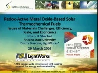 Redox Active Metal Oxide-Based Solar Thermochemical Fuels: Issues of Materials Challenges, Efficiency, Scale, and Economics icon