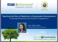 Teaching the Role of Materials in Sustainable Development: Crossing Disciplines and Student Engagement icon