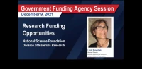 Research Funding Opportunities - National Science Foundation Division of Materials Research icon