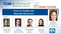 MRS Career Discovery Series: Focus on Flexible & Wearable Electronics icon
