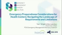 Emergency Preparedness Considerations for Health Centers icon