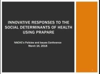 Innovative Responses to Social Determinant of Health Needs Identified by PRAPARE - YOUNG PROFESSIONAL TRACK icon