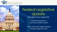 Federal Legislative Update: The Latest from Capitol Hill icon