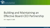 Building and Maintaining an Effective Board-CEO Partnership icon