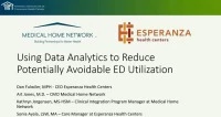 Using Data Analytics to Reduce Potentially Avoidable Emergency Department Utilization icon