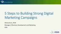 Five Steps to Building Strong Digital Marketing Campaigns icon