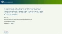Fostering a Culture of Performance Improvement Through Payer-Provider Collaboration icon