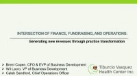 The Intersection of Finance, Fundraising, and Operations: Generating New Revenues Through Practice Transformation icon
