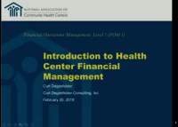 Introduction to Health Center Financial Management icon