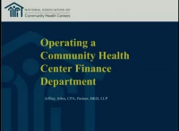 Operating a Health Center Finance Department icon