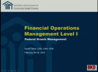 Federal Grants Management (cont.) including Preparation of the Federal Financial Report (FFR) icon