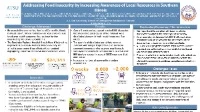 Addressing Food Insecurity by Increasing Awareness of Local Resources in Centreville, Illinois