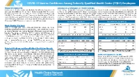 COVID-19 Vaccine Confidence Among Federally Qualified Health Center (FQHC) Employees