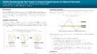 ACCESS Westside Healthy Start: Impact of Integrated Support Systems for Maternal Child Health