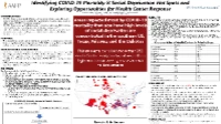 Identifying COVID-19 Mortality and Social Deprivation Hot Spots and Exploring Opportunities for Health Center Response