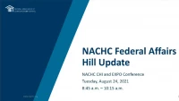 NACHC Federal Affairs Hill Update icon