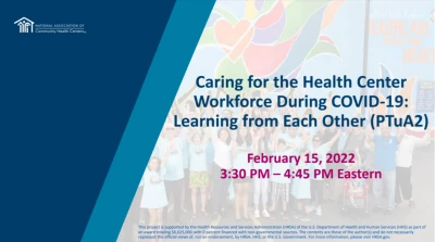 Caring for the Health Center Team During COVID-19: Learning from Each Other icon