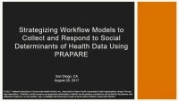 Strategizing Workflow Models to Collect and Respond to Social Determinants of Health Data Using PRAPARE icon