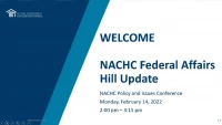 NACHC Federal Affairs Hill Update icon
